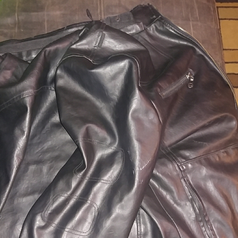 Emporio collezioni leather jacket